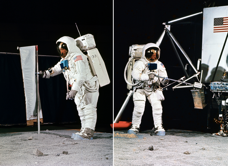 Illustration for article titled Real Apollo 11 Training Photos Look Like Prep For a Fake Moon Landing